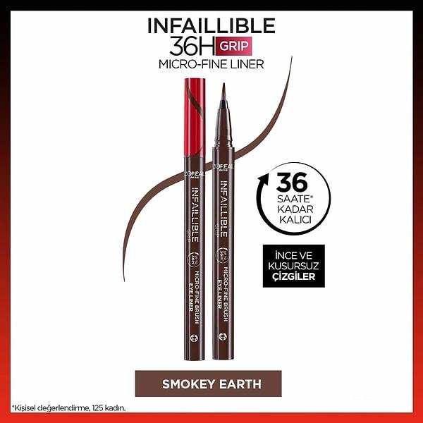 15. L'oréal Paris Infaillible 36H Grip Micro Fine Eyeliner 02 Smokey Earth