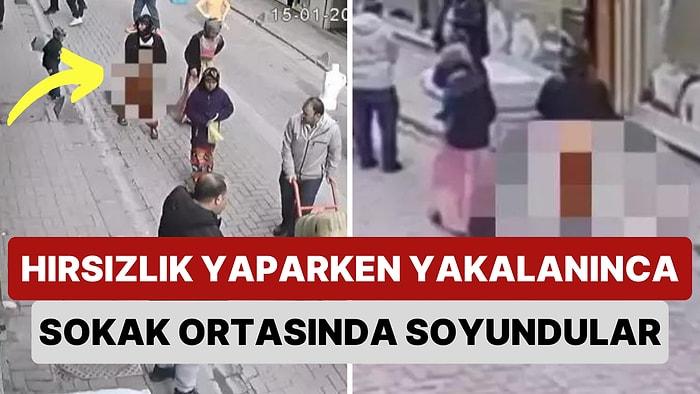 Zeytinburnu'nda Bir Mağazada Hırsızlık Yaparken Yakalanan 3 Kadın Kaçabilmek İçin Sokak Ortasında Soyundu