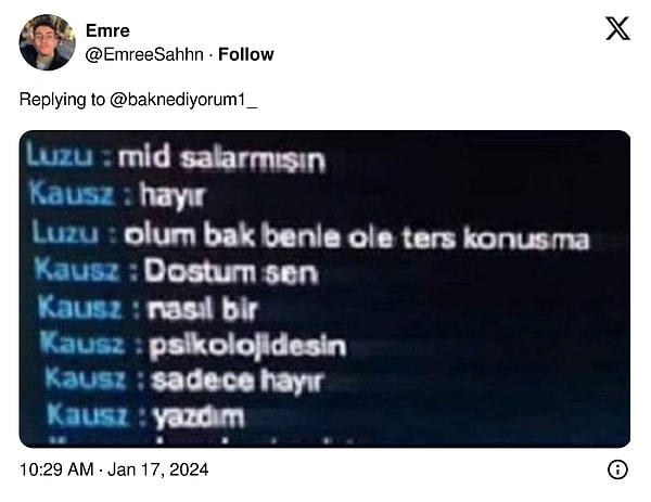 Gerçi oyunun LoL olduğu düşünülecek olursa gayet sakin bir konuşma dahi sayılabilir.