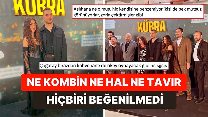 Kübra Galasına Katılan Aslıhan Malbora ve Çağatay Ulusoy'un Halleri "Zorla Getirildiyseniz Söyleyin" Dedirtti