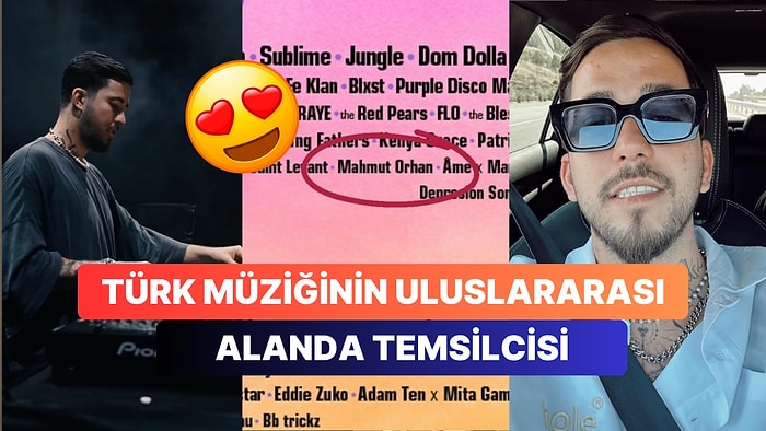 Başarılı Türk DJ Mahmut Orhan Dünyaca Ünlü Coachella Festivalinde Sahne Alacak İlk Türk Olmayı Başardı!