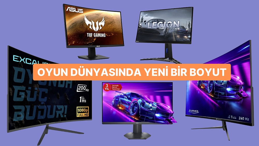 Oyuncu Ekipmanları Arasında En Çok Tercih Edilen Monitörler