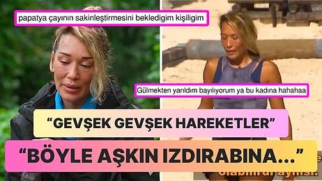 Survivor'da Seda Aktuğlu'nun Öfkeden Deliye Dönüp "Gevşek Cacık" Diye Söylenmesi Herkesi Güldürdü!