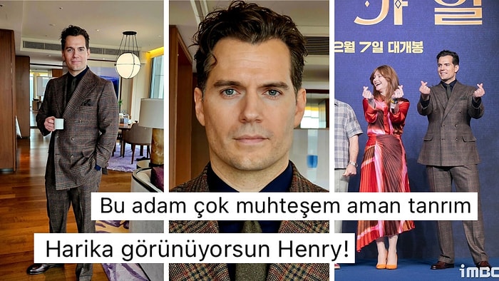 Henry Cavill 'Argylle' Filminin İlk Basın Günü Giydiği Kıyafetiyle Herkesten Tam Not Aldı!