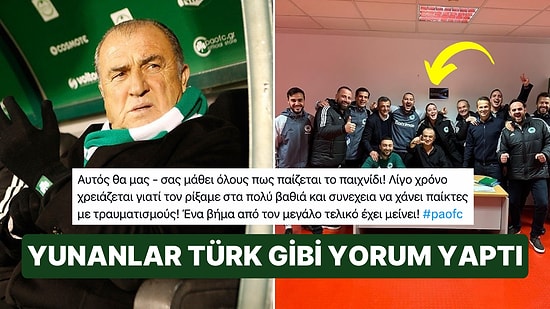 Ezeli Rakibini Eleyen Panathinaikos Teknik Direktörü Fatih Terim İçin Yunan Taraftarlar Ne Söyledi?