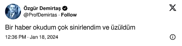 Demirtaş, bir paylaşımında okuduğu bir habere çok üzüldüğünü ve sinirlendiğini belirtince yorumlar da gecikmedi. Ancak öncesinde haberin ne olduğu merak edildi.