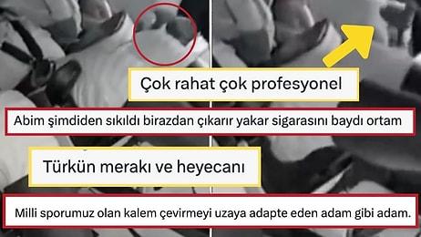 Türkiye’nin İlk Astronotu Alper Gezeravcı İlk Deneyini Kalemle Yaptı, Sosyal Medyadan Mesaj Yağdı