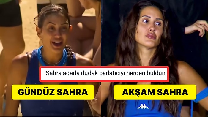 Nasıl Yaptı? Survivor Yarışmacısı Sahra'nın Parlak Dudakları Gündem Oldu!