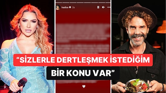 Bu Sefer de Ünlü Şef Gürkan Topçu'yla Anılan Hadise Aşk İddialarını Yalanlayarak Sitem Etti
