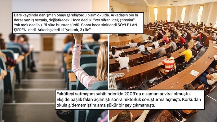 Üniversitedeki En Etkileyici Anılarını Anlatarak Hepimize "Zaman Geriye Aksın" Dedirten Kişiler