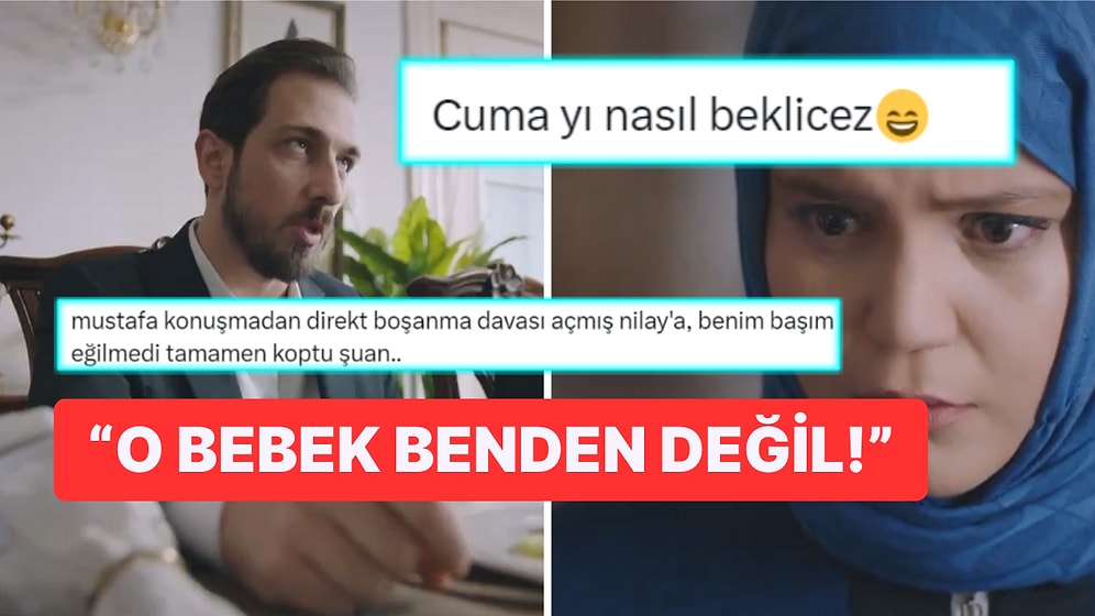 Mustafa'nın Nilay'a Boşanma Davası Açtığı Kızılcık Şerbeti Fragmanı Ortalığı Karıştırdı