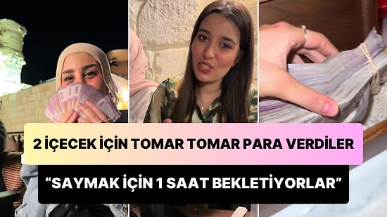 2 İçecek İçin Tomar Tomar Para Veren Suriyeli Kadınlar, Suriye Lirası'nın Değersizliğine Dikkat Çektiler