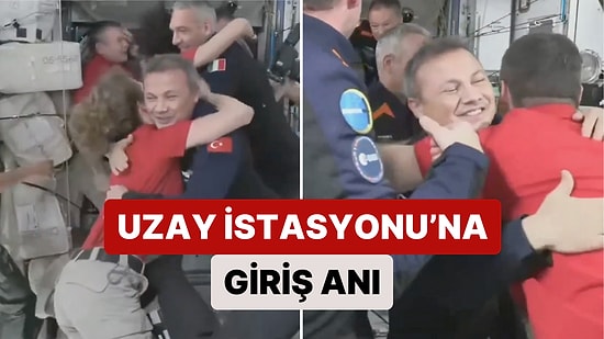 Uzay İstasyonu'na Ulaştılar! İlk Türk Uzay Yolcumuz Alper Gezeravcı'nın Uzay İstasyonu'na Giriş Anı