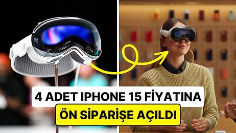 Apple'ın Yeni Sanal Gerçeklik Başlığı Vision Pro, Ön Siparişe Açıldı: Yoğun Talep Teslimatları Geciktirecek!