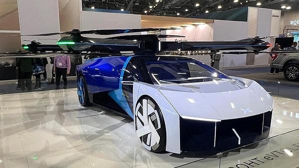 During the technology expo, the renowned company unveiled the world's first mass-production-ready modular flying car model.