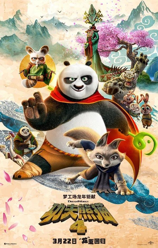 6. Kung Fu Panda 4'ten yeni bir afiş yayımlandı.
