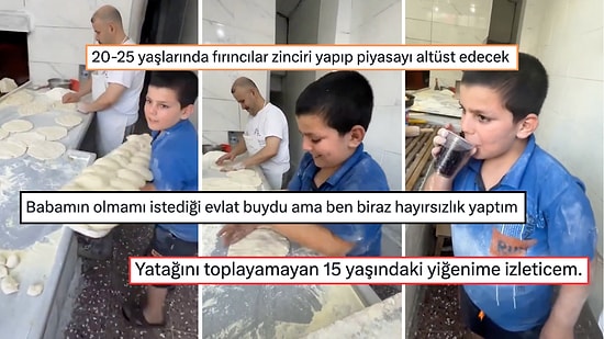 Fırıncı Babanın Çocuğu Bir Başka: Çekirdekten Yetişen Ufaklığın Yeteneklerine Gıpta Dolu Yorumlar Yağdı