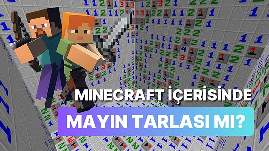 Mayın Tarlası Oyununu Minecraft'a Uyarladılar: Ayrıca Çalışıyor!