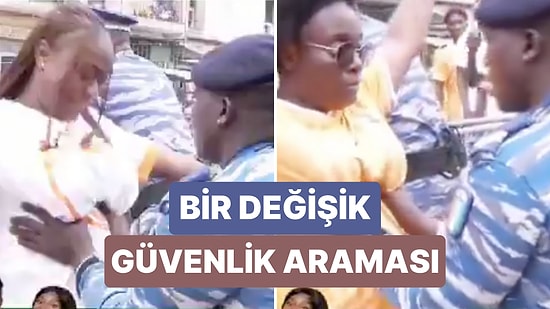 Afrika Uluslar Kupası’nda Maç Öncesi Güvenlik Güçlerinin Gerçekleştirdiği Bir Değişik Güvenlik Taraması