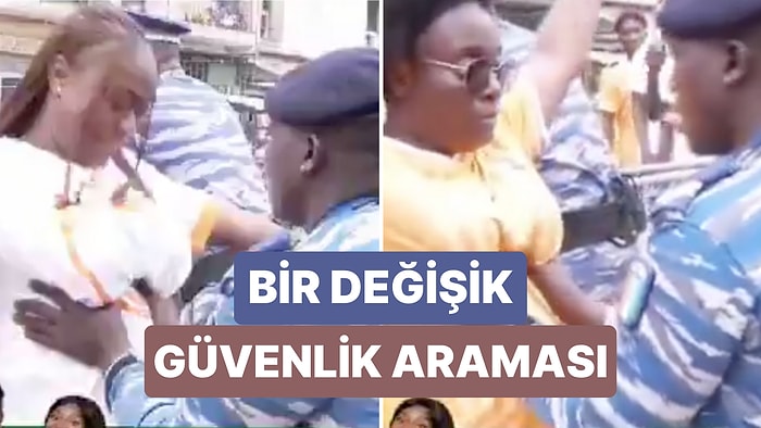 Afrika Uluslar Kupası’nda Maç Öncesi Güvenlik Güçlerinin Gerçekleştirdiği Bir Değişik Güvenlik Taraması