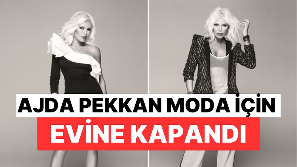 Süperstar Ajda Pekkan'ın Tasarım Heyecanı: Moda için Eve Kapandı