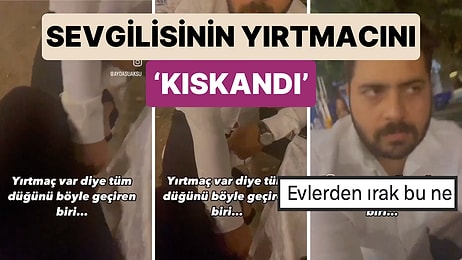 Bir Adam Sevgilisinin Elbisesi Yırtmaçlı Olduğu İçin Tüm Düğün Boyunca Sevgilisinin Eteğini Tuttu