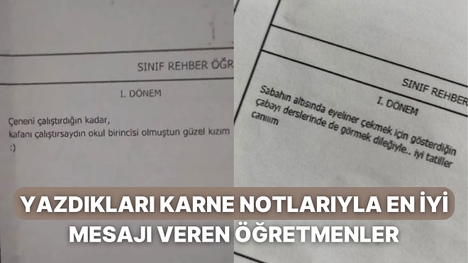 Öğrencilerine Yazdıkları Realist Karne Notlarıyla Viral Olan Öğretmenler TikTok’ta Akım Başlattı