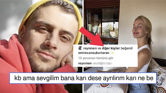 "Sokak Ağzıyla...": Reynmen'in Kız Arkadaşının Fotoğrafına Yazdığı Yorum Kulakları Tırmaladı!