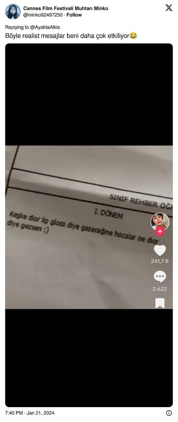 Kimileri daha eğlenceli notları sevdiğini söyledi😅