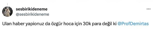 Özgür Demirtaş'ın 30 bin liralık kemerine yönelik bazı sosyal medya yorumları 👇