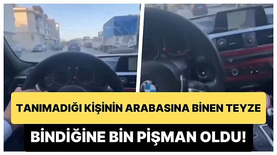 Düğün Konvoyu İçin Tanımadığı Birinin Arabasına Binen Teyzenin Pişman Olduğu Anlar