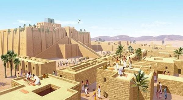 5. Ur kentindeki ziggurat, ay tanrısı Nanna'ya ithafen inşa edilmiştir.
