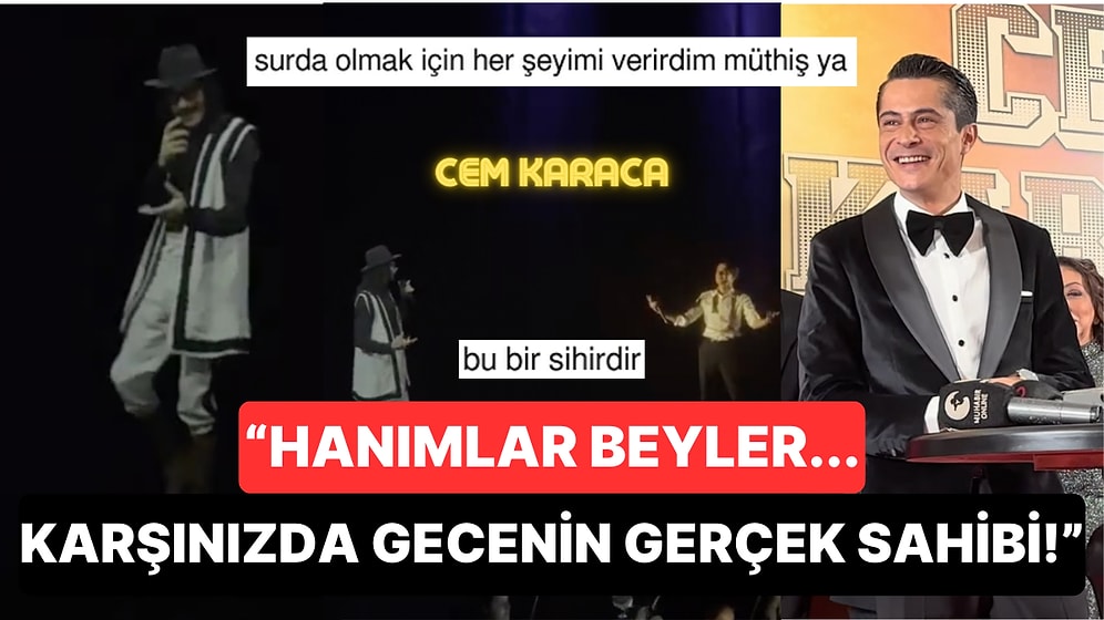 20 Yıl Sonra Tekrar Sahnedeydi: Cem Karaca, Filminin Galasında Hologram Teknolojisiyle Konser Verdi