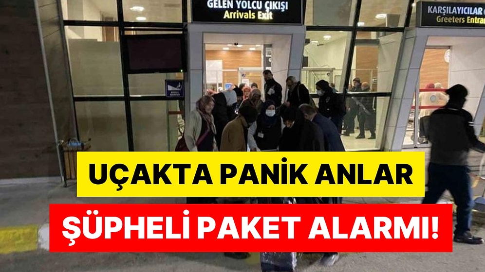 Şüpheli Paket Alarmı: Umre Kafilesini Taşıyan Uçak Geri Döndü