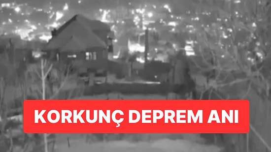 Korkunç Deprem Anı Kamerada: Tüm Şehir Beşik Gibi Sallandı