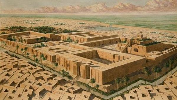 10. Ur kentindeki ziggurat, Ur'un önemli bir parçasıydı.