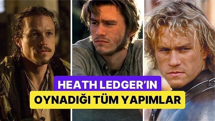 Unutulmaz Bir Yıldız: Aramızdan Ayrılalı 16 Yıl Olan Heath Ledger'ın Rol Aldığı Bütün Film ve Diziler