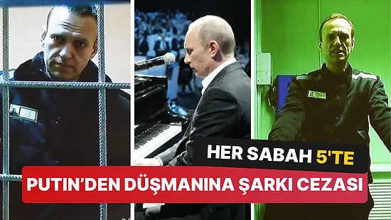 Putin Karşıtı Siyasetçi Navalni'ye Her Sabah Zorla Şarkı Dinletildiği Ortaya Çıktı