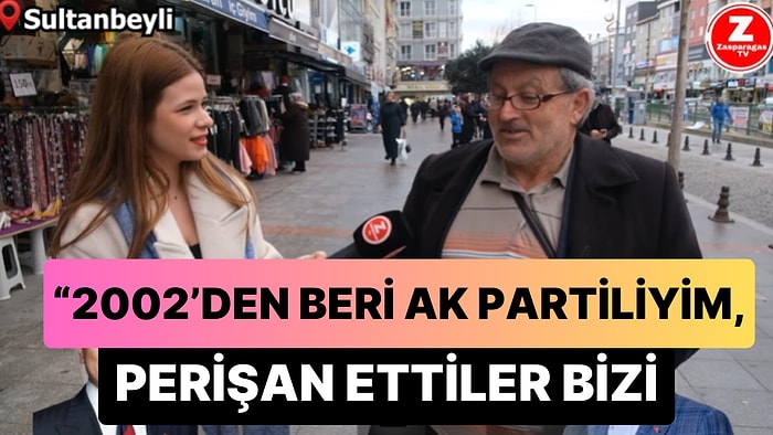 '2002'den Beri AK Partiliyim, Perişan Ettiler Bizi' Diyen Adam 'Kurum mu İmamoğlu mu?' Sorusuna 'Kurum' Dedi