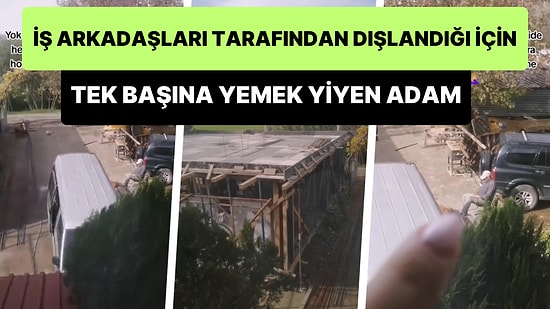 Birlikte Çalıştığı İş Arkadaşları Tarafından Dışlanıp Kenarda Yemek Yiyen Adamı Görünce Ağlayan Genç