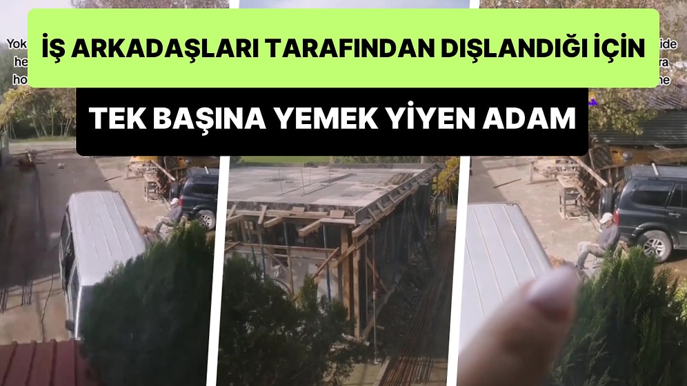 Birlikte Çalıştığı İş Arkadaşları Tarafından Dışlanıp Kenarda Yemek Yiyen Adamı Görünce Ağlayan Genç