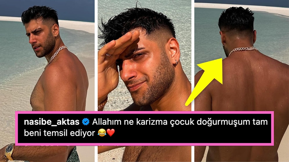 Reynmen'in Maldivler'den Paylaştığı Üstsüz Tatil Fotoğrafları Görenleri Ekrana Kilitledi!