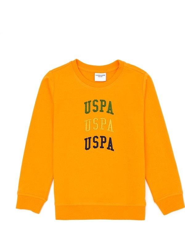 7. U.S. Polo Assn. Erkek Çocuk Turuncu Sweatshirt 50274324-VR051