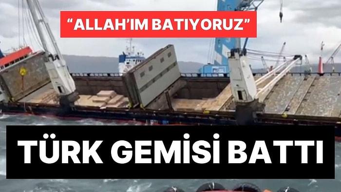 Türk Gemisi Omega Şangay'da Battı: Türk Denizciler Filikalardan Kurtarıldı