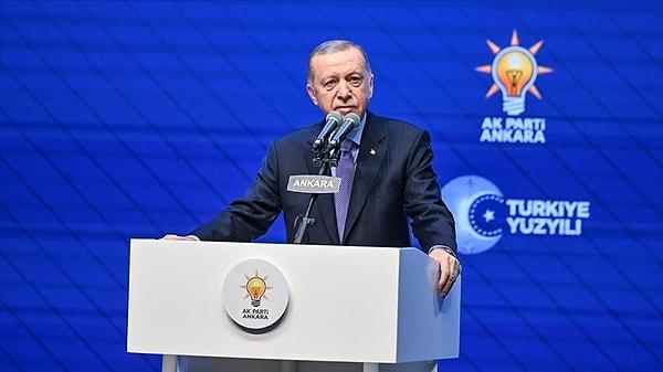 Cumhurbaşkanı Recep Tayyip Erdoğan, bugün ATO Congresium'da AK Parti Ankara İlçe Belediye Başkan Adayları Tanıtım Toplantısı'nda emekli zammı ile ilgili konuştu.