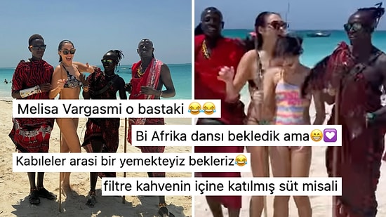 Zuhal Topal'ın Zanzibar Adası'nda Yerel Halkla Eğlendiği Anlar Görenleri Güldürdü