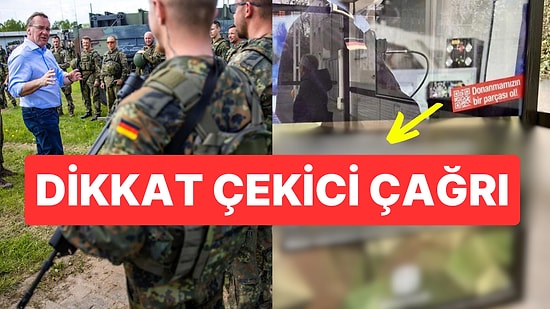 Alman Ordusu İlanlarında Türkçe İfadelere Yer Vererek Askeri Personel Aramaya Başladı