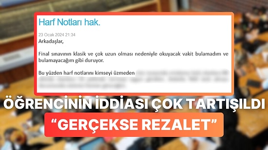 Hocasının "Sınav Okumaya Vakit Bulamadığını" İddia Eden Öğrencinin Paylaştığı Mesaj Tepki Çekti