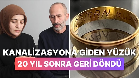 Filmleri Aratmayan Yüzük Hikayesi: Temizlik Yaparken Kaybettiği Yüzüğüne 20 Yıl Sonra Kavuştu
