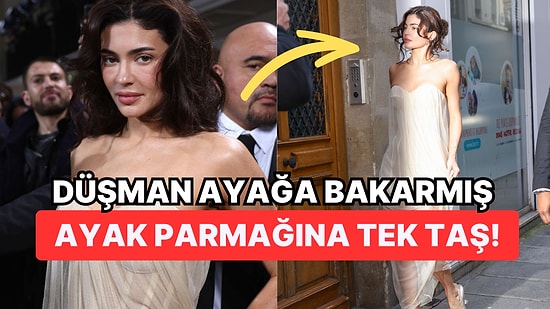 Defileye Kuğu Gibi Süzülerek Giriş Yapan Kylie Jenner'ın Ayakkabı Tercihi Tat Kaçırdı